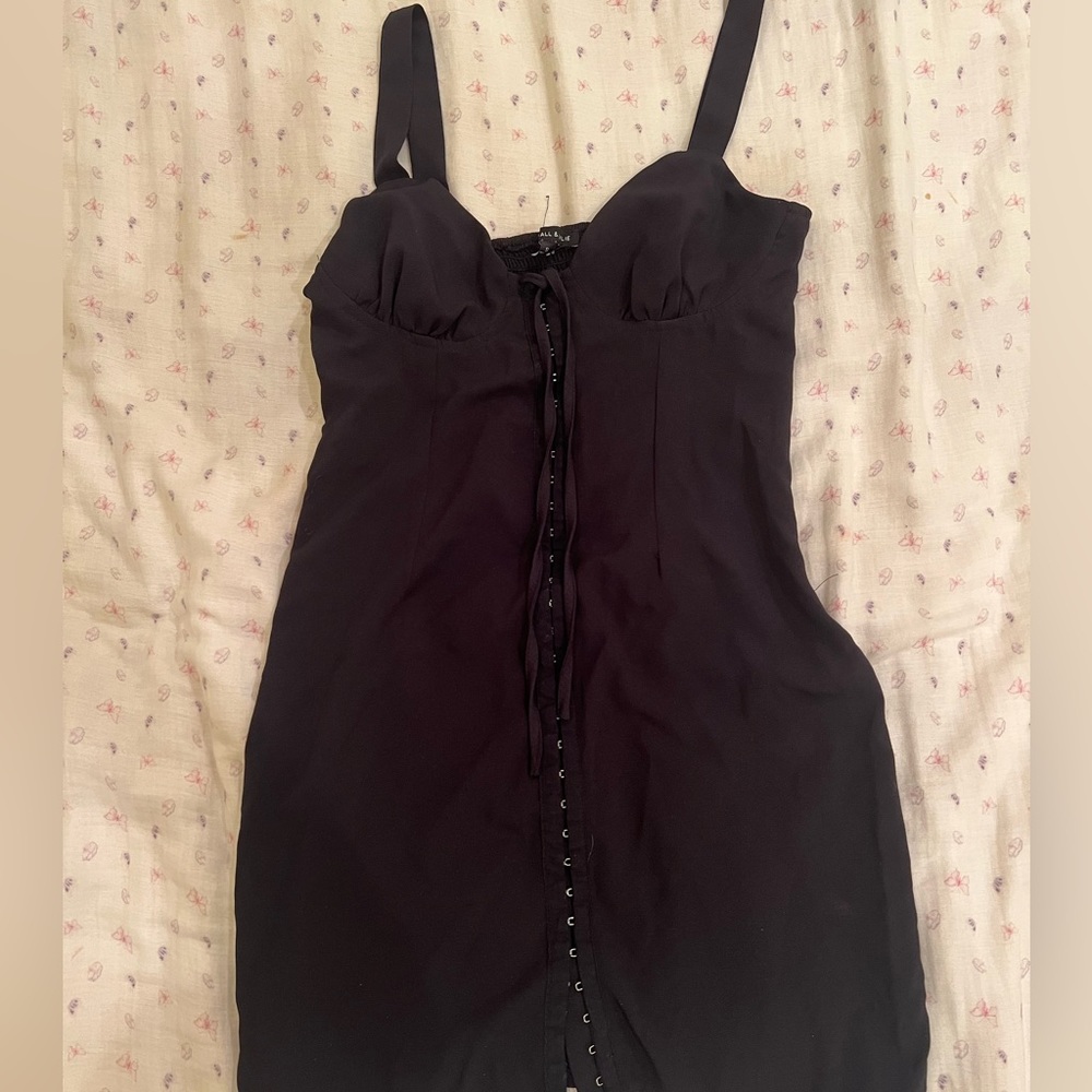 Kendall + Kylie black dress